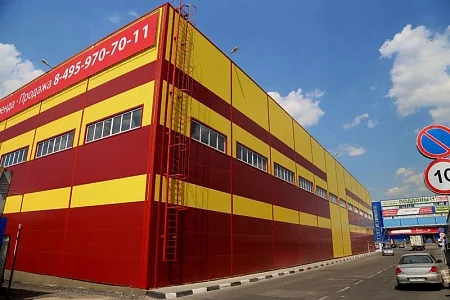 Торгово-складской комплекс VVV-1. Складское здание размерами 78,00х138,00х11,00 м