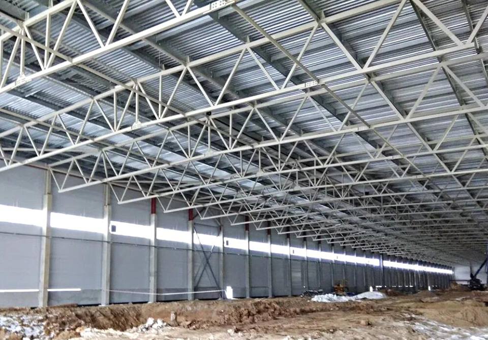 Компания «Венталл» завершает поставки конструкций для строительства завода по производству древесных плит в г. Муром