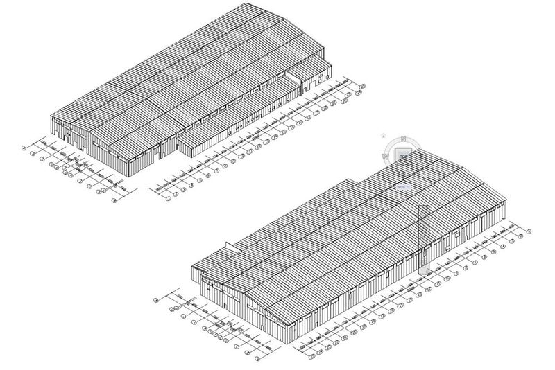 Канализационно-очистные сооружения размерами 39,90x102.55x7,40 м