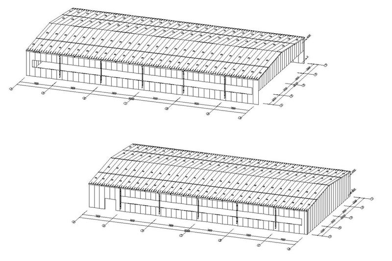 Производственный цех "Аютинского хлебозавода" размерами 26,00х50,00х4,20 м