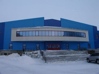 Крытый ледовый каток (МУ "Ледовый Дворец спорта") размерами 48,40х75,00 м с пристройкой
