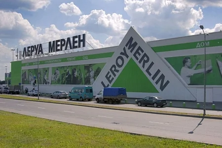 Каркас здания гипермаркета «ЛЕРУА МЕРЛЕН» город Мытищи