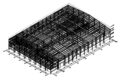 Производственно-складской комплекс размерами 48,00х80,76х8,40 м