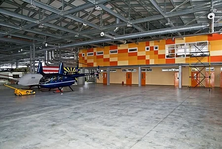 Вертодром «Горка». Ангар для вертолетов размерами 97,50х31,50х6,00 м