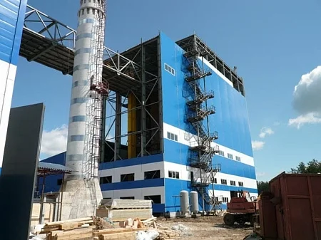 Ограждающие конструкции для стеклотарного завода мощностью 250 млн. изделий в год (Тверской стекольный завод), объем поставки - 4 014 кв.м