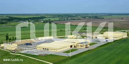 Завод по переработке сельскохозяйственной продукции. Котельная размерами 18,00х23,00х8,40 м