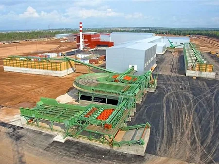 Ограждающие конструкции центрального склада для ООО "Лесопильно-деревообрабатывающий комплекс Игирма"